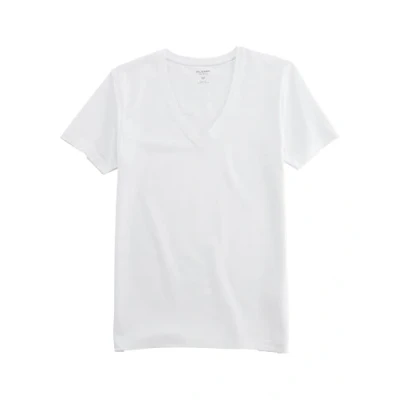Abbildung von Olymp Level BODY FIT Tiefer Vausschnitt Tshirt basic, Herren, Größe: Large, Weiß