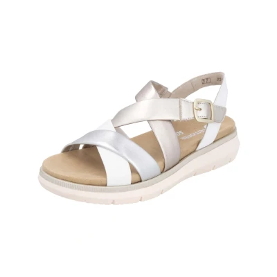 Abbildung von Remonte Plateausandalette, Damen, Größe: 38, Metallic Schuhe