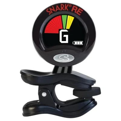 Abbildung von Snark SN6X Clip On Tuner for Ukulele, Black, 1.8 x 3.5 inches