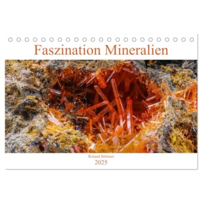 Abbildung von Faszination Mineralien (Tischkalender 2025 DIN A5 quer), CALVENDO Monatskalender