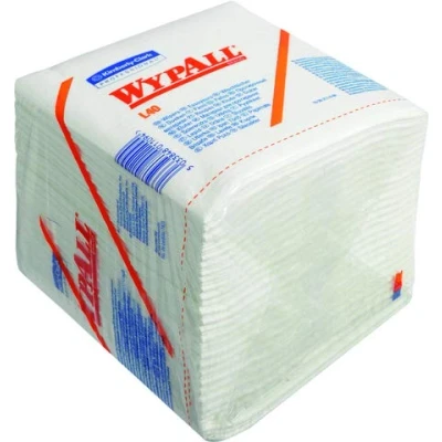 Abbildung von KIMBERLY CLARK Wischtuch L40 1 lagig Viertelfalz 30,5x31,8cm weiß PA= 56 Stk Reinigungstuch (Zellstoff/Latex)