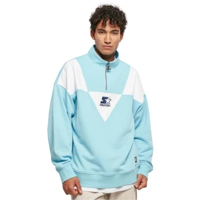 Abbildung von Starter Triangle Troyer Sweatshirt, Herren, Größe: XL, Balticblue white
