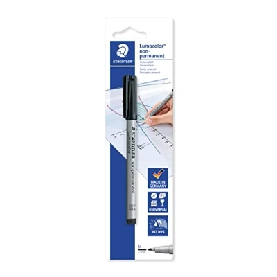 Abbildung von STAEDTLER Folienstift Lumocolor 315 Folienschreiber schwarz wasserlöslich