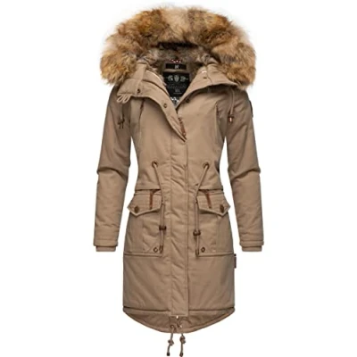 Abbildung von Navahoo Rosinchen Wintermantel, Damen, Größe: Large, Taupe