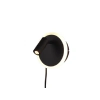 Abbildung von Trio Leuchten LED Wandleuchte Jordan 229210232, Metall Schwarz matt, inkl. 5 Watt + 2