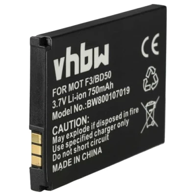Abbildung von vhbw passend für AVM Fritz!Fon C4, MT F, EM325, EM25, M325, M2, F 2000, Akku Li Ion 750 mAh