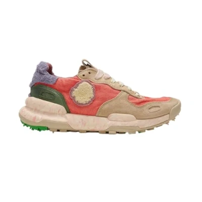 Abbildung von Satorisan Chacrona Linen Casual Sneaker Damen Vintage Leder und Leinen Sportschuhe Farbe Blush Pink Größe 42