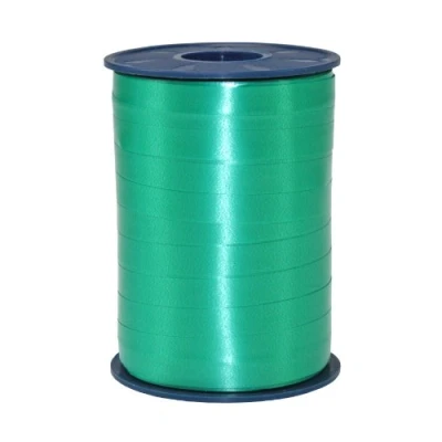 Abbildung von C.E. PATTBERG Geschenkband grün, 250 Meter Ringelband 10 mm zum Basteln, Dekorieren &amp; Verpacken von Geschenken zu jedem Anlass
