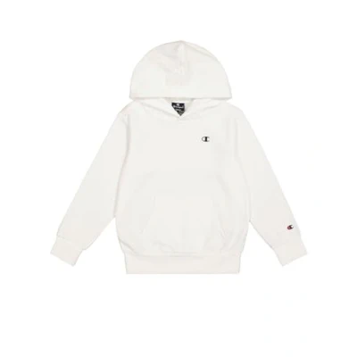 Abbildung von Champion Basic Hooded Unisex Kapuzenpullover für Kinder, Größe: 162/167, White