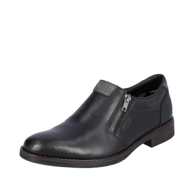 Abbildung von Rieker Business Businessslipper, Herren, Größe: 45, black smoke Schuhe