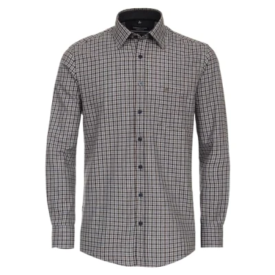 Abbildung von Casamoda Comfort FIT Freizeit Hemd, Herren, Größe: Large, Braun