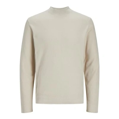 Abbildung von Jack &amp; Jones Premium Strickpullover, Herren, Größe: Medium, Almond milk