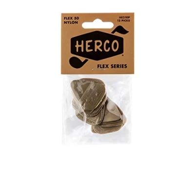 Abbildung von Dunlop HE210P Herco .50 Nylon Flex Picks (12 Picks)