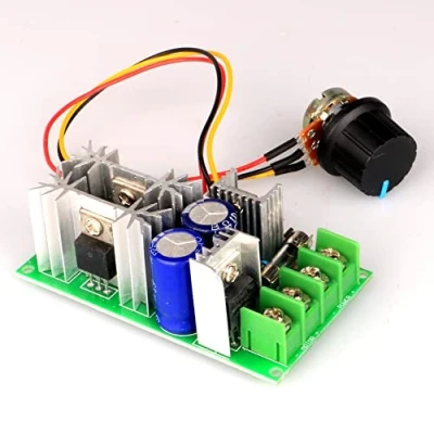 Abbildung von Gebildet DC Motor Controller Baugruppe 12V 24V 36V 48V/20A, Hochleistungs Antriebsmodul Einstellbare Geschwindigkeit PWM Elektronischer Regler Schalter Ultra Kleiner LED Dimmer