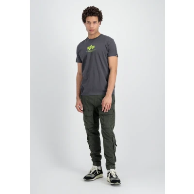 Abbildung von ALPHA INDUSTRIES Herren Basic T Ml Shirt, Grau (Vintage Grey), S