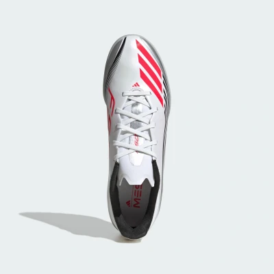 Abbildung von adidas Performance F50 Messi League Fußballschuh Multinocken White/lucid red/silvercoloured, Herren, Größe: 39 1/3, red/silver coloured