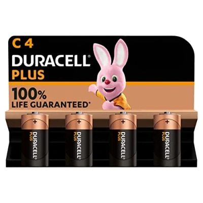 Abbildung von Duracell Batterie Plus Baby C (LR14) 1,5V im 4er Pack