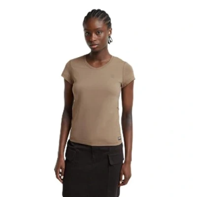 Abbildung von G Star Eyben Tshirt basic, Damen, Größe: Medium, Brindle