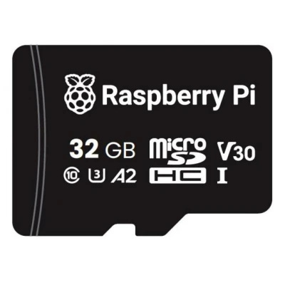 Abbildung von Raspberry Pi Foundation microSDHC Speicherkarte, A2, Class 10, U3, 32GB Speicherkarte
