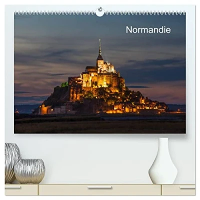 Abbildung von Normandie (hochwertiger Premium Wandkalender 2025 DIN A2 quer), Kunstdruck in Hochglanz