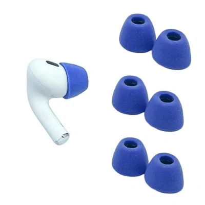 Abbildung von Comply TrueGrip Ohrstöpsel, für Airpods Pro Gen 1 &amp; 2, Electric Blue, Größe S