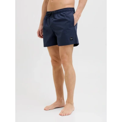 Abbildung von Jack &amp; Jones Solid Badeshorts, Herren, Größe: Large, Navy blazer