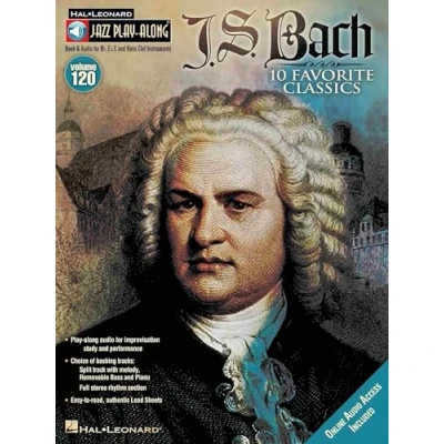 Abbildung von Jazz Play Along Volume 120: J.S. Bach: along, CD für Instrument(e) in b: 10 Favorite Classics (Jazz 120, Band 120)