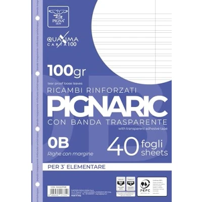 Abbildung von Pigna Ric Notebook mit verstärkt, Packung 40 Blatt, A4