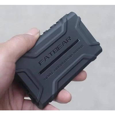 Abbildung von Fatbear Stoßfeste, robuste Schutzhülle, kompatibel mit Sony Walkman NW A306 (Schwarz)