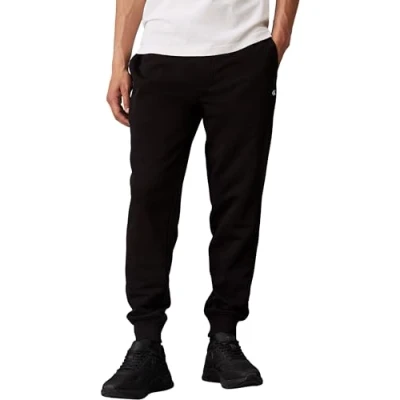 Abbildung von Calvin Klein Jeans Herren Jogginghose Badge Pant Lang, Schwarz (Ck Black), XXL