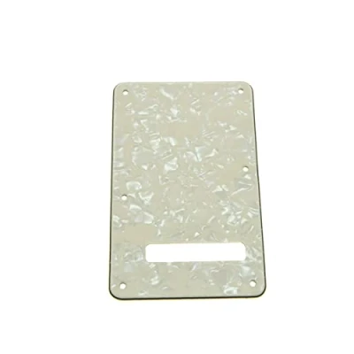 Abbildung von KAISH ST/Strat Style Standard Gitarre Rückplatte ST Tremolo Trem Cover für USA Stratocaster Aged Pearl