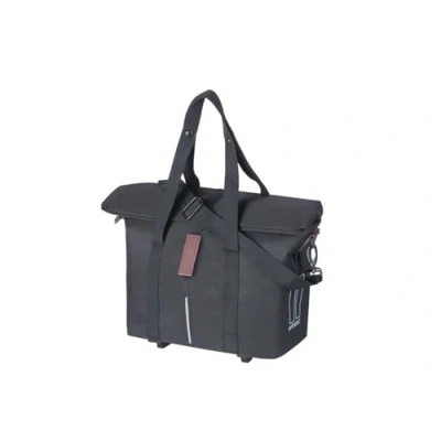 Abbildung von Fahrradtasche Basil City MIK Mit KF Haken 8 11 Liter 39,5 X 39 15 Cm Schwarz