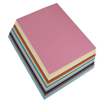 Abbildung von Clairefontaine 97299C Fotokarton Pack, 28 Bögen Premium, 50 x 70 cm, 300 g, Sortierung, 14 pastellfarben