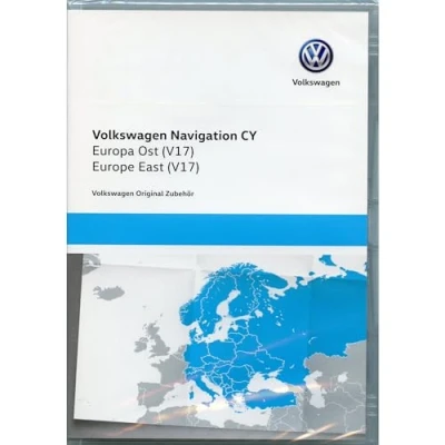 Abbildung von Volkswagen 1T0051859AR Navigation DVD Kartendaten Europa Ost V17 Navigationssystem *** nur für RNS510/RNS810 Plattform CY Kompatibilität VORAB prüfen!