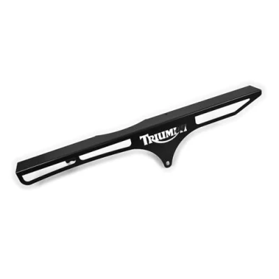 Abbildung von kompatibel mit: Triumph Speed Triple 1050 BJ 2005 10 Kettenschutz Kettenabschirmung Logo schwarz IBEX