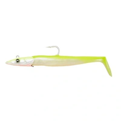 Abbildung von Savage Gear Sandeel V2 2P1 Shad Lemon (86g) Gummifisch