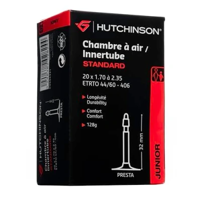 Abbildung von Hutchinson Unisex Erwachsene Fahrradschläuche 1832011000 Fahrradschläuche, schwarz, 20 Zoll