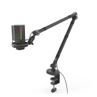 Abbildung von KRUX Epic 1000, USB PC Mikrofon Plug&amp;Play, GAIN Regler, Stummschaltfunktion, 3,5 mm minijack, RGB Hintergrundbeleuchtung, Podcast, Streaming, Gaming KRXC011