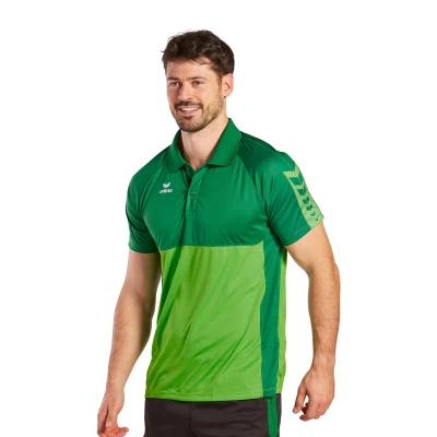 Abbildung von Erima Six Wings Poloshirt Gruen, 3XL Herren