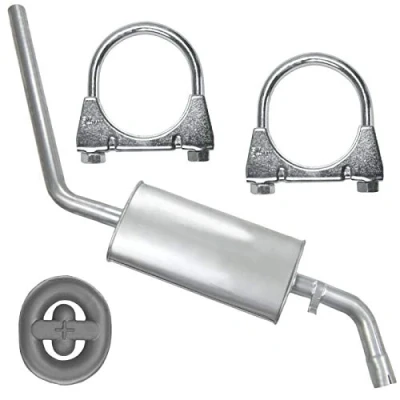 Abbildung von Mitteltopf Auspuff Mittelschalldämpfer für VW Transporter T4 IV SWB, LWB 2.5i 2.4 D