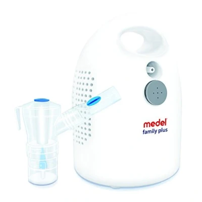 Abbildung von Medel 95143 Family Plus Aerosoltherapiegerät mit Kompressor, Weiß