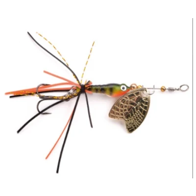 Abbildung von Spro Mayfly Larve Micro Spinner Perch Treble hook