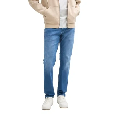 Abbildung von TOM Tailor denim Aedan Jeans Straight Leg, Herren, Größe: 31x30, Bright blue