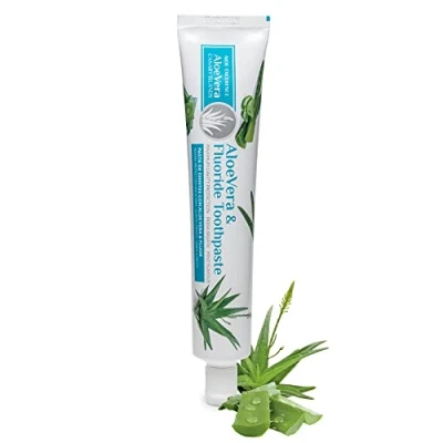 Abbildung von Aloe EXCELLENCE Zahnpasta Mit Vera und Fluorid Beugt Karies vor, Schützt das Zahnfleisch, Entfernt Plaque, Stärkt den Zahnschmelz Gesunde Zähne Frischer Atem Minzgeschmack 75 ml