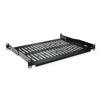 Abbildung von VALUE 19&quot; Geräteträger, 485 x 350mm, max. 25kg, schwarz