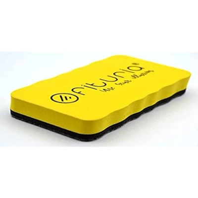 Abbildung von Magnetischer Radierer für Whiteboards, gelber Radierer, Vileda Whiteboard und andere Marken von magnetischen Whiteboards löschbaren Markierungen (Gelb)