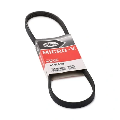 Abbildung von GATES Micro V 4PK898 Keilrippenriemen 898 4 Polyester, EPDM (Ethylen Propylen Dien Kautschuk) SUBARU: Forester II, Impreza II Kombi