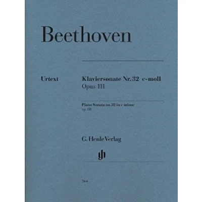Abbildung von Klaviersonate c moll op. 111: Instrumentation: Piano solo (G. Henle Urtext Ausgabe)
