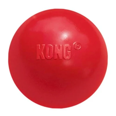 Abbildung von Kong Spielzeug Gummiball Rot Hundespielzeug Gro...