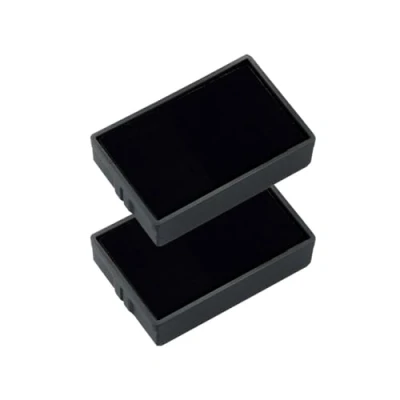 Abbildung von trodat Ersatzkissen 6/4850 einfach und sauber wechselbar Set mit 2 Stempelkissen in schwarz, dokumentenechte Tinte auf Wasserbasis, für die Stempel Modelle Printy 4850 4850/L